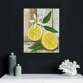 thumbnail image 5 of Nawypu  Inspirational Lemon Wall Decor Art Prints, Lemon Green Leaf Modern Wood Wall Decor, Green leaf Sour lemon Art Print Poster Perfect for Dining Room Kitchen Office, 5 of 5