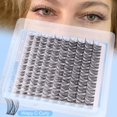 thumbnail image 4 of Eyelash Clusters Kit ZANLUFLY, extensión de pestañas naturales de 8 a 16 mm, 4 of 8