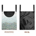 thumbnail image 7 of ZIATUBLE Floral Clothes Pins Bag Butterfly Hanging Storage Organizer 2 Piece with Large Opening Laundry Clothes Pin Holder Reusable Heavy Duty Clothespin Bag for Clothesline Outdoor, 7 of 7