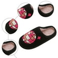 thumbnail image 7 of Memory Foam Christmas Slippers for Women Warm House Winter Slides Xmas Indoor Outdoor Slip on Shoes, 7 of 7
