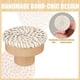 thumbnail image 5 of Boho Rattan Dresser Knobs Round Wooden Drawer Knobs Handmade Wicker Woven and Screws for Boho Furniture Knobs Beige, 5 of 5