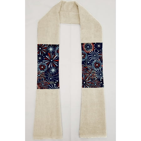 

Americana Kitchen Towel Boa / Scarf (Off White)