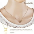 thumbnail image 4 of Constellation Theme Friendship Necklace Creative Comfortable Ins Exquisite Durable Rust-proof Lightweight Fashion Accessory Gemini gold, 4 of 6