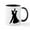 White/Black Inside, variant on CafePress - Standard Dancing Mug - 11 oz Ceramic Mug - Novelty Coffee Tea Cup