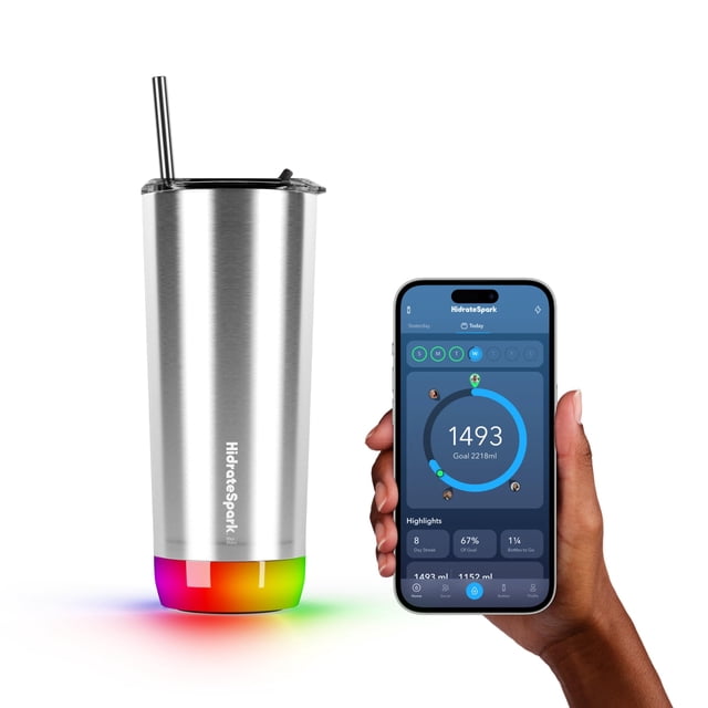 Vaso inteligente Hidrate Spark PRO de acero inoxidable 592 ml