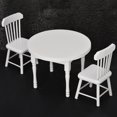 thumbnail image 1 of Doll House Table Chair Set, High Simulation Doll House Furniture Model Photograph Props for 1:12 Dollhouse, 1 of 7