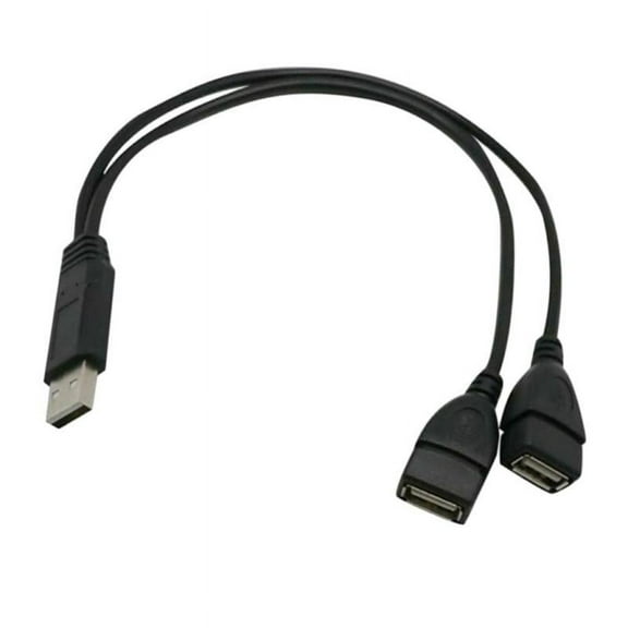 USB 2.0 Y Spliter A Plug to 2 Double Sockets Date Transfer USB