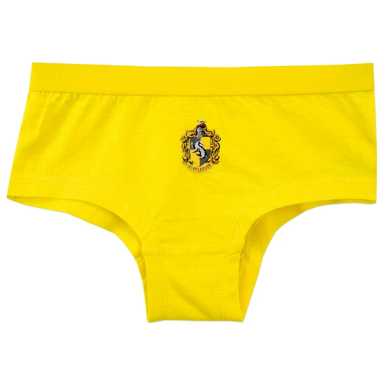 Harry Potter Girls Hogwarts Underwear 4 Pack Grey Sizes 6 - 14