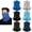 6pcs Style-3, variant on 6 Pack Summer Neck Gaiter, UV Protection Cooling Face Mask Breathable Bandana Head Scarf Face Cover for Men Women