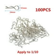 thumbnail image 2 of 1/10 1/8 1/16 RC Cars Parts Shell Body R Buckles Fixed Clips Pins Latch 100pcs, 2 of 10