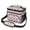 Boston Terrier and, variant on Dog Paw Print Rainbow Chevron Pattern Insulated Lunch Box for Women Men, Medium Leakproof Cooler Bag with Adjustable Strap, 10"x6.7"x8"