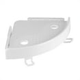 thumbnail image 1 of Nikou Multi-function Shower Rack Bathroom Kitchen ABS Corner Shelf Hook Holder with PVC Suction Cup Caddy Shelves, 1 of 7