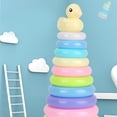 thumbnail image 5 of HUASHENG Toddlers 13 1 Year Old Toys Babies Rings 18 Month Learning Stacker Development Educational Toy Rings Baby Toys Baby 9 Rings, 5 of 5