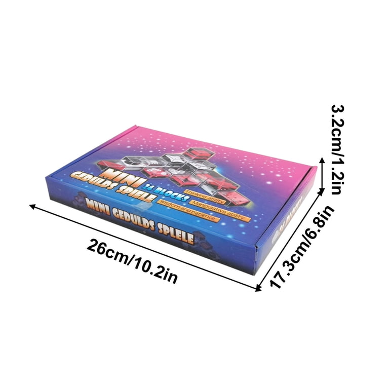 YUNAFFT Mini Cube Puzzle Box Set, Brain Game Maze Puzzle Box 3D