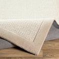 thumbnail image 5 of Mark&Day Wool Rugs, 2x8 Earby Modern Light Gray Runner Area Rug, Light Gray Cream Carpet for Hallway, Kitchen, Bedroom or Living Room (2'6" x 8' Runner), 5 of 7