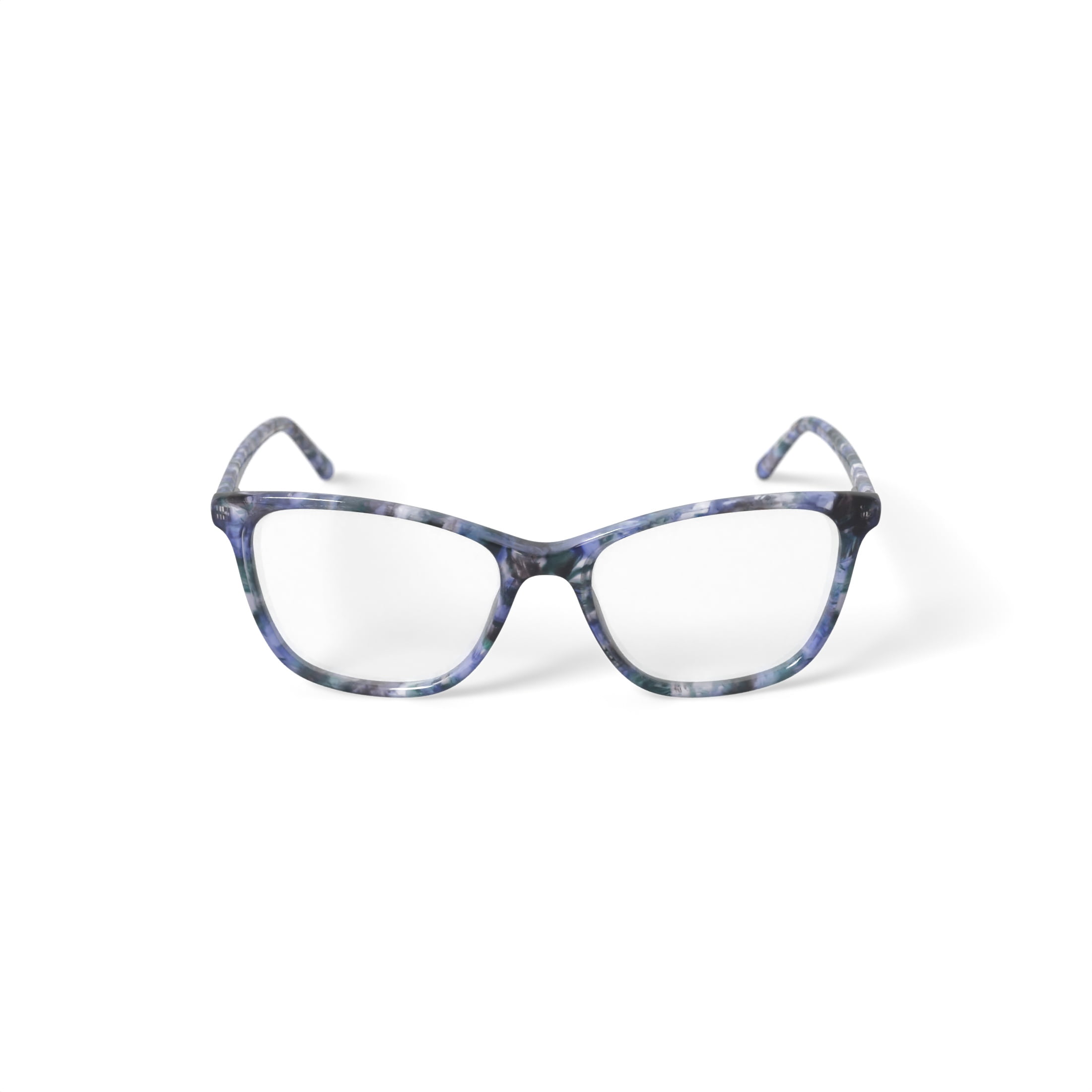 Walmart Women's MV024 Cheryl Square Prescription Eyeglasses with Case, White Tortoise
