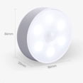 thumbnail image 4 of Indoor Large Capacity Battery-Powered Motion Sensor Night Light, No Plug-In Corridor Lamp - Motion Activated, Long-Lasting Battery With No Wiring Needed - For Bedroom, Stairs,, 4 of 4