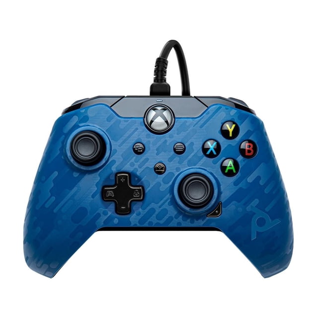 Control inalámbrico PDP Xbox Blue Camo Xbox Inluye Codigo Game Pass 1 Mes