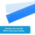 thumbnail image 4 of Uxcell Triangle Ruler Protractor Square and Ruler Set, 4 Packs(Blue, 21cm/8"), 4 of 6