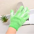 thumbnail image 2 of Kearding Depurador de ducha Exfoliante Espalda Resistencia al deslizamiento Masaje corporal Esponja Lavar la piel Hidratante Spa Guante de baño Juegos de accesorios de baño Verde NO4 Kearding JJ16258-04, 2 of 6