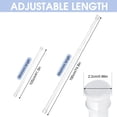 thumbnail image 2 of Curtain Rod, Shower Curtain Rod, 41.3-74.8" Adjustable Curtain Rods for Windows No Drilling, Adjustable Curtain Rods for Windows, Suit for Window, Kitchen, Closet, Doorway, 2 of 6