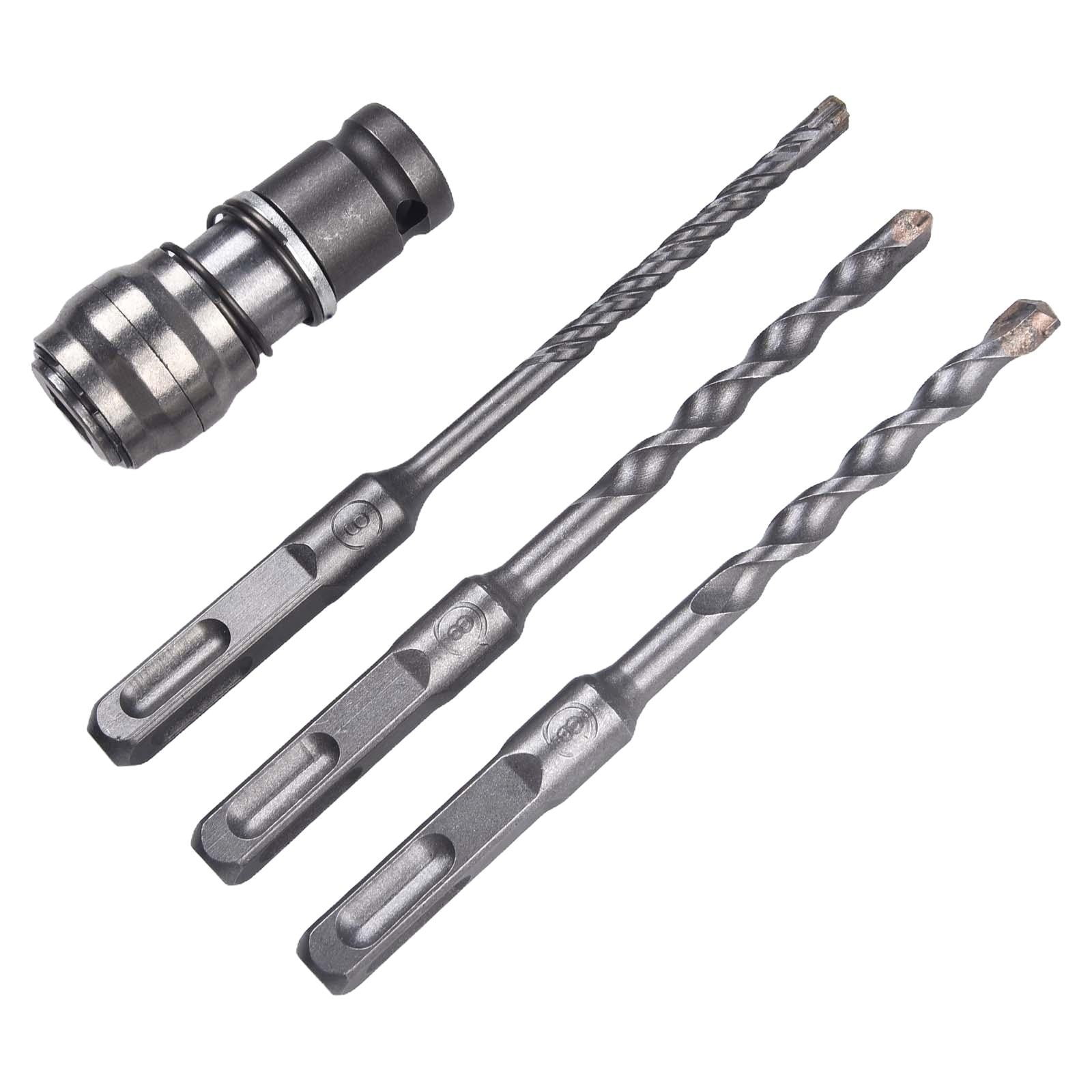 Electric Wrench Converter Wrench To Electric Hammer Converters for Drilling Set D