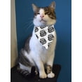 thumbnail image 2 of Best Cat Ever Typography Pattern Bandana - , White, Large, 2 of 4
