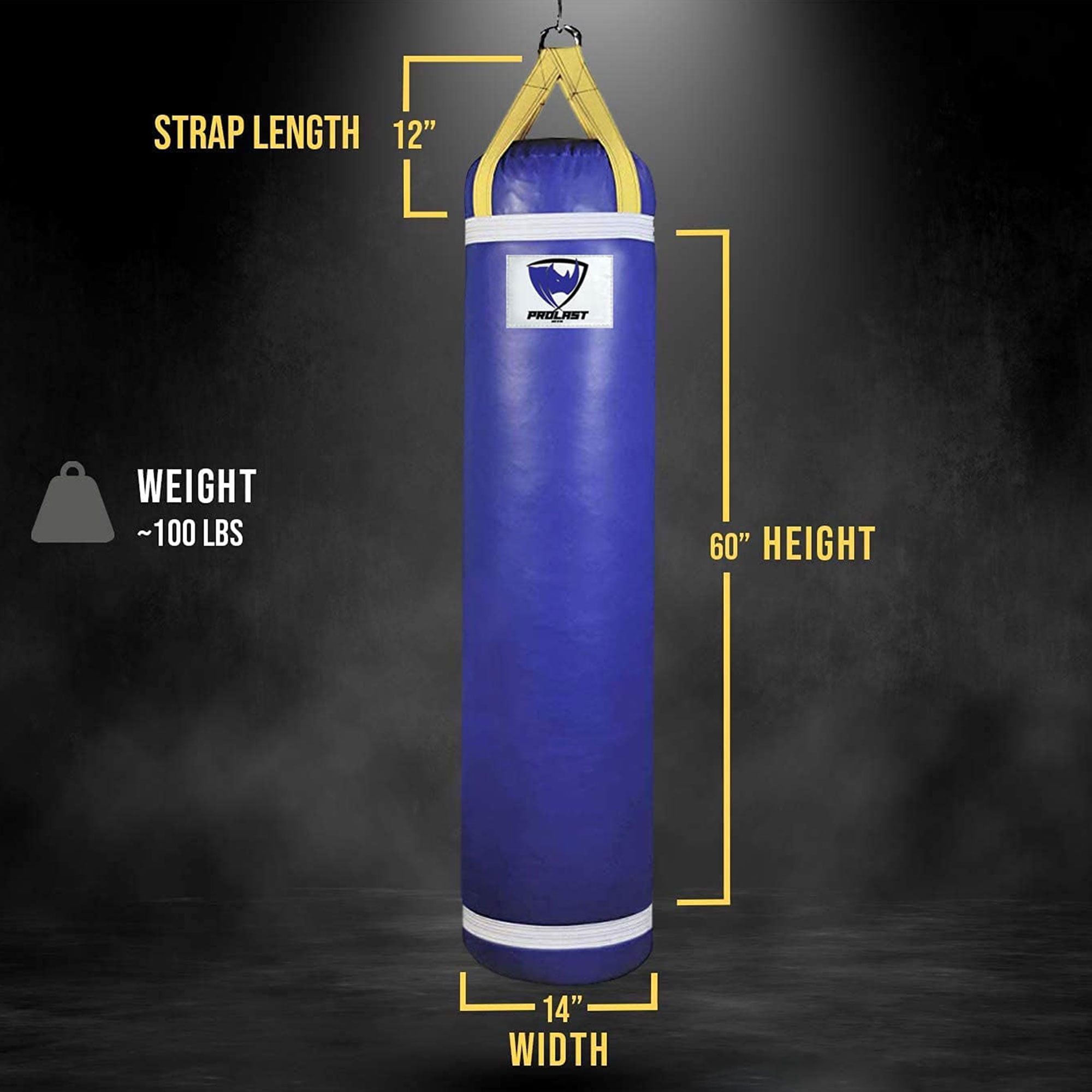 Kix Power Trainer Punching Bag Kickboxing Prolast 6ft 6ft Heavy