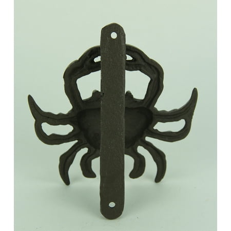 Rustic Brown Cast Iron Coastal Crab Door Knocker Walmart Canada