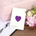 thumbnail image 5 of Uxcell Heart Shaped Sticker 1 Inch Self Adhesive Love Label for Valentine Day, Dark Purple 500 Pcs, 5 of 6