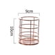 thumbnail image 2 of Cesta de almacenamiento de hierro dorado rosa (cilíndrica en forma de S), 2 of 5
