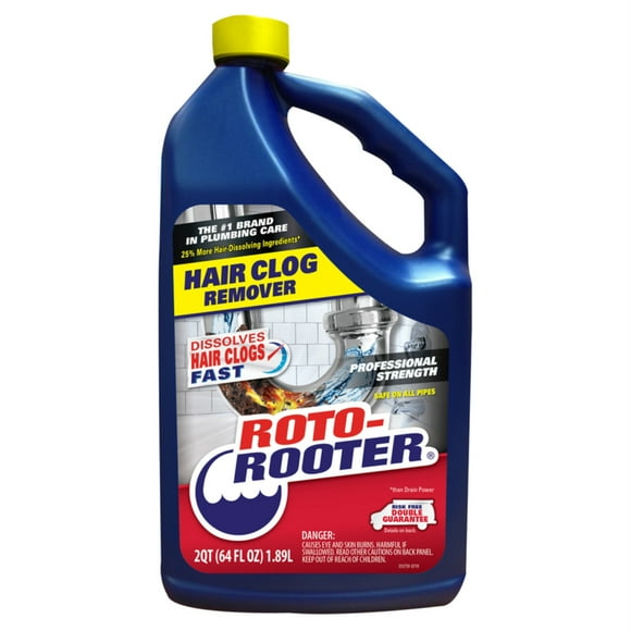 Roto Rooter HAIR CLOG REMVR LQD 64OZ (Pack of 4)