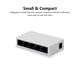 thumbnail image 3 of SW05 Conmutador de 5 puertos Gigabit 10/100Mbps Conmutador Ethernet Distribuidor Conmutador de red, 3 of 8