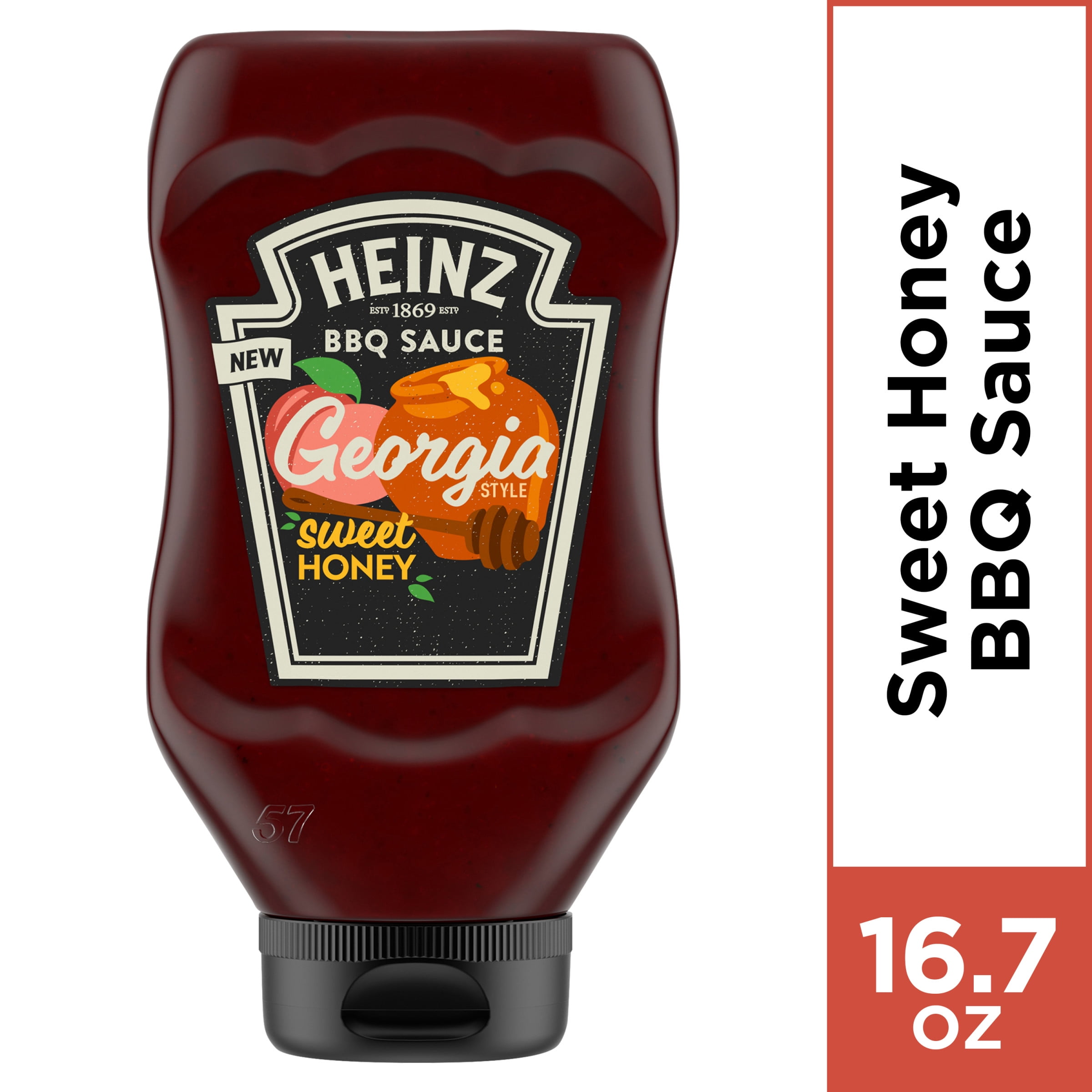 Heinz Style Sweet Honey BBQ Sauce, 20 oz Bottle