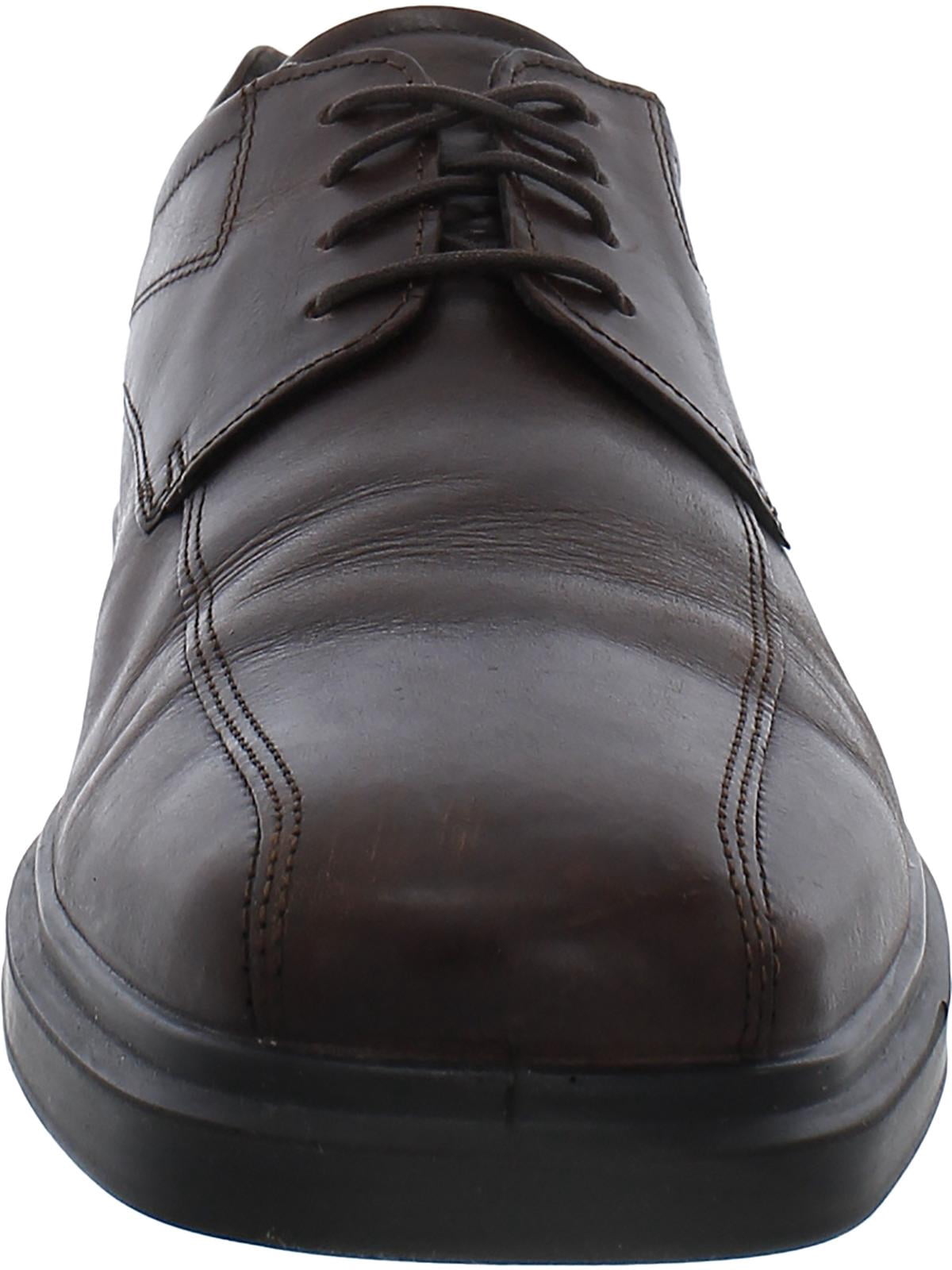 ECCO Mens Helsinki 2.0 Bike Toe Tie Shoes Mink Leather  display picture 2