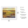 thumbnail image 2 of Fiddletown Wineries - Amador County - California Vineyards Wine Country Art by Kerne Erickson - Fine Art Rolled Canvas Print 16in x 20in, 2 of 4