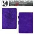 thumbnail image 3 of GSFY Case for Kindle Paperwhite 12th Gen 2024 Released (7") & Kindle Colorsoft Signature Edition, PU Leather Magnetic Closure Wallet Case with Card Slot Auto Sleep/Wake Feature, Purple, 3 of 8