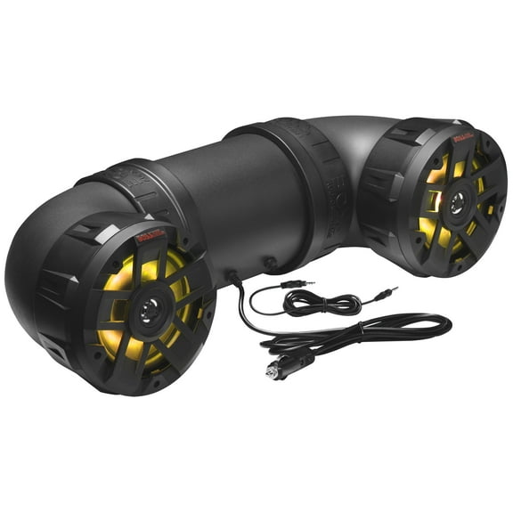 Boss Audio Systems ATV8BRGB Weatherproof Sound 8 Inch Speakers, Bluetooth, ATV Accessories