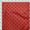 thumbnail image 3 of oneOone Cotton Silk Red Fabric Merry Christmas Dress Material Fabric Print Fabric By The Yard 42 Inch Wide-28M, 3 of 4