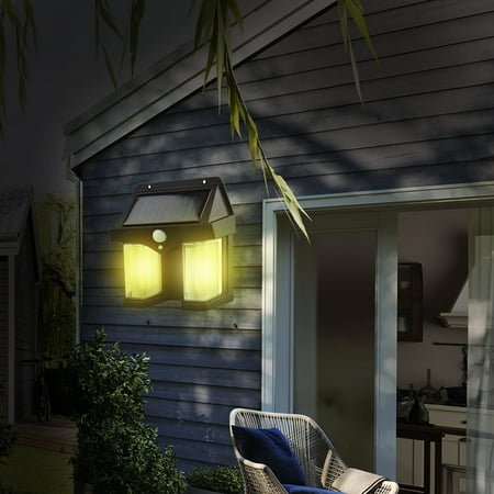 

Adzgya Clearance LED light Solar Outdoor Wall Light Three Lighting Modes Solar Outdoor Porch Light Motion Sensor Solar Wall Light Fence Yard Garden Courtyard Courtyard Atmosphere Light Wall