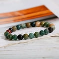 thumbnail image 4 of K-KED Natural 8mm Stone Bracelet Indian Agates Beads Energy Healing Yoga Bracelet, 4 of 4