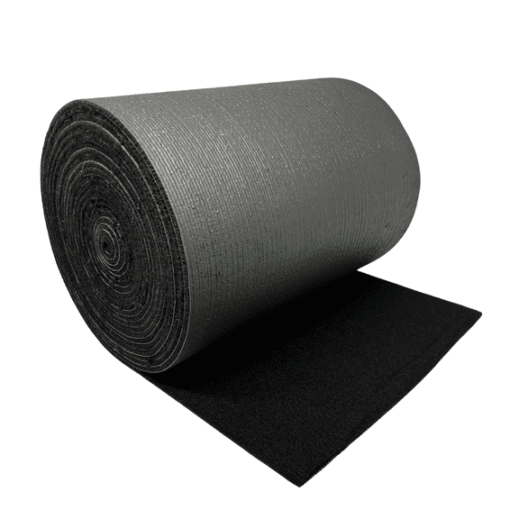 Carpet by the Foote, 20oz. Boat Trailer Bunk Carpet, 18"(in.) x 44'(ft.), Black