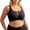 Black, variant on Wireless Backless Bra for Women Comfortable Seamless Support with Convertible Wide Straps