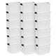 thumbnail image 1 of Caja de Almacenamiento Sterilite Ultra con Cierre 30L Plástico Transparente x18, 1 of 8