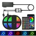 thumbnail image 2 of Labymos Smart Wifi LED RGB Strip Lights IP65 Waterproof 32.8ft. 5050 Color Changing Lights with, 2 of 8