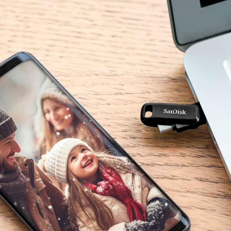 SanDisk 64GB Ultra Dual Drive Go USB Type-C Flash Drive, 2