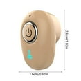 thumbnail image 3 of YUEVE Shower Headphones [ Compact Design] Border Headset Half In Ear Hidden Mini Monaural Compact Wireless Earbuds Enjoy Music Portable Use Anytime Anywhere!, 3 of 6
