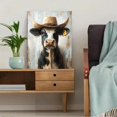thumbnail image 5 of Qisvanset Framed Canvas Wall Art, 12x16 Inch Funny Cow Whimsical Farm Animal Nursery Decor, 5 of 5