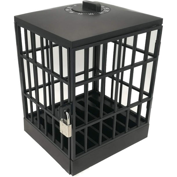 1 pieza (negro) bloque robusto para teléfono móvil, cajas de bloqueo para teléfono móvil de fácil transporte, soporte para teléfono móvil para teléfono, aula, hogar, mesa, almacenamiento de oficina