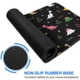 thumbnail image 6 of Long Mouse Pads for Desk,Black Dinosaurs Geometric Pattern Desk Mats on Top Of Desks, Desk Mouse Pad Extra Large with 3mm Non-Slip Base and Stitched Edge for Gaming,Office,Work,Home 31.5"x15.7", 6 of 6
